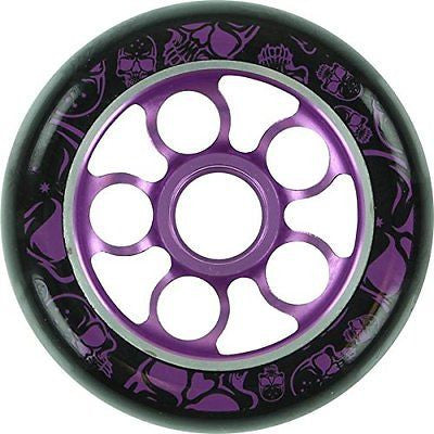 New Madd Gear Aero Scooter Wheel 100mm Black/Purple Scooter Wheel Only