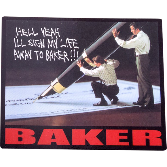Baker Lifer Decal Single