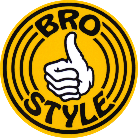 Bro Style Logo Decal Ast.Colors Single |Universo Extremo Boards Skate & Surf