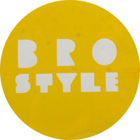 Bro Style Round Decal Ast.Colors Single |Universo Extremo Boards Skate & Surf