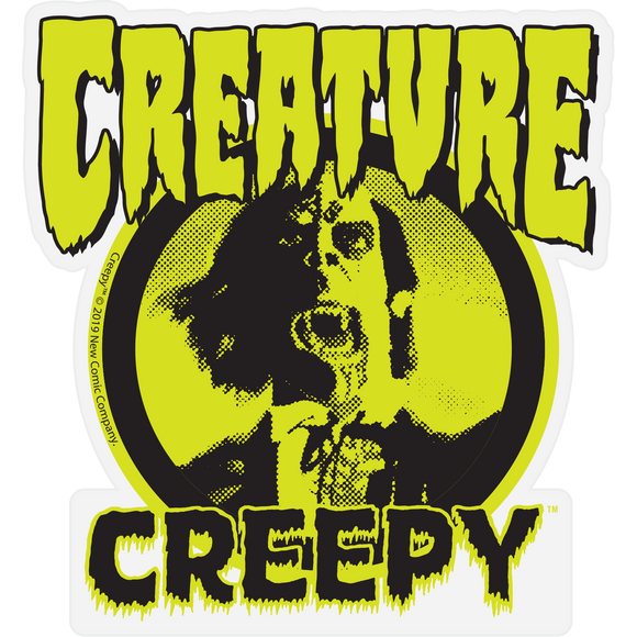 Creature x Creepy Mylar Decal 3.75x4