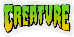Creature Logo Mini Decal 1"x2" |Universo Extremo Boards Skate & Surf