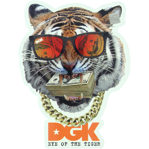 DGK Eye Of The Tiger DECAL - Single | Universo Extremo Boards Skate & Surf