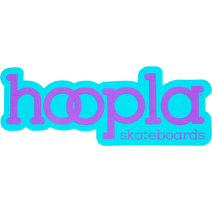 Hoopla Logo Decal Single Assorted Colors