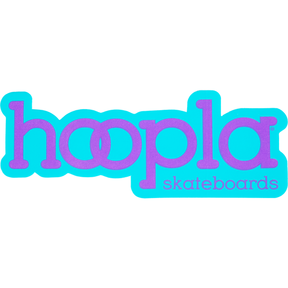 Hoopla Logo Decal Single Assorted Colors