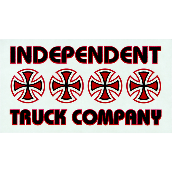 Independent Stacked Color Decal 5.5x3 Assorted 