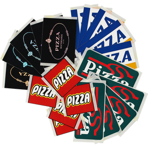 Pizza 10/Pack Assorted Decals