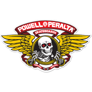 Powell Peralta Winged Ripper Die-Cut 5" Red Decal