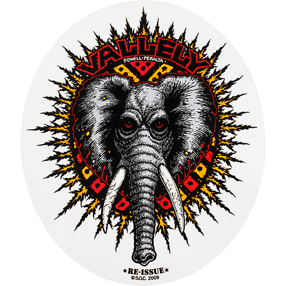 Powell Peralta Vallely Elephant Decal Single