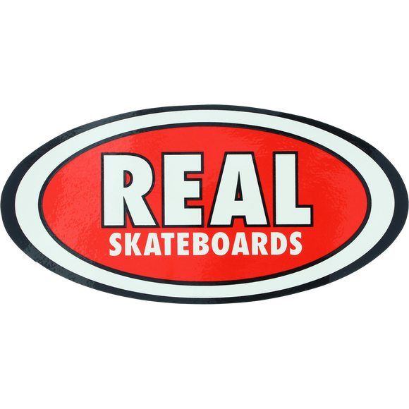 Real Oval Classic Medium DECAL - Single | Universo Extremo Boards Skate & Surf