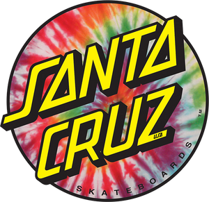 Santa Cruz Tie Dye Dot 3" Decal |Universo Extremo Boards Skate & Surf