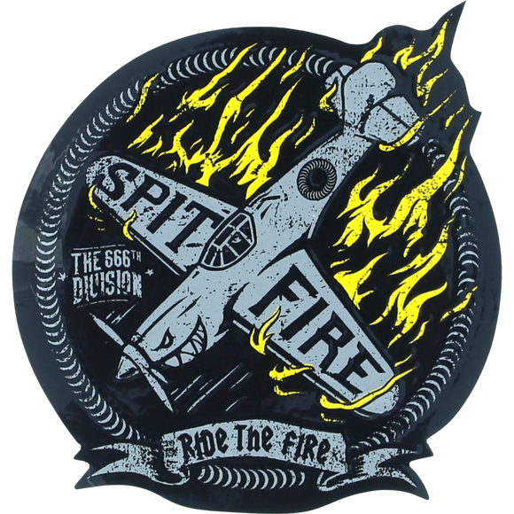 Spitfire Crash And Burn Small DECAL - Single | Universo Extremo Boards Skate & Surf