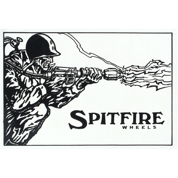 Spitfire Flame Thrower Medium DECAL - Single | Universo Extremo Boards Skate & Surf