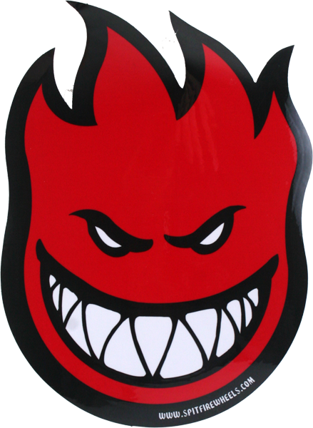 Spitfire Fireball Lg DECAL - Single | Universo Extremo Boards Skate & Surf