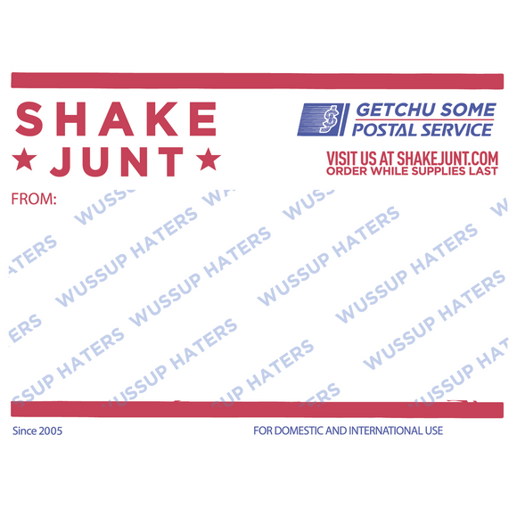 Shake Junt Postal Decal Single