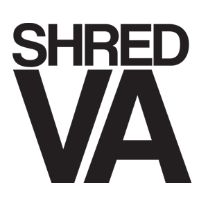 Shred Stickers - Shred Va/Black 5"x4" Single |Universo Extremo Boards Skate & Surf