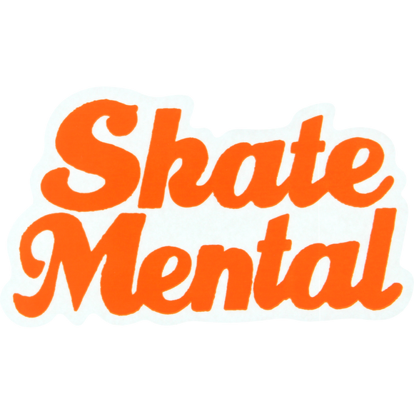 Skate Mental Script Decal 7