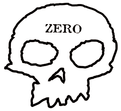 Zero Skull Decal Single |Universo Extremo Boards Skate & Surf