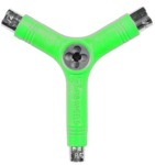 Pig Tri-Socket / Threader Neon Green Skate Tool