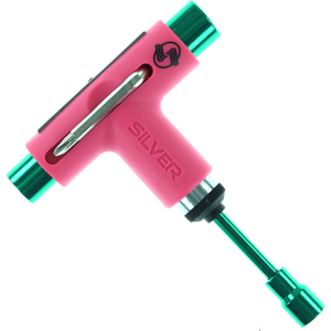 Silver SKATE TOOL Neon Pink/Green | Universo Extremo Boards Skate & Surf