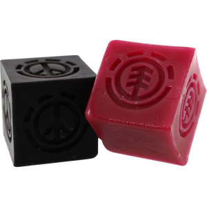 Element Peace Cubes 2/Pk Skate Wax Red & Black