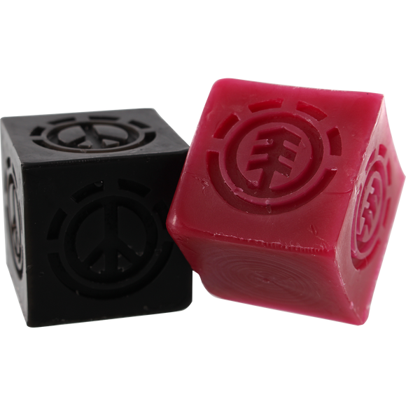 Element Peace Cubes 2/Pk Skate Wax Red & Black