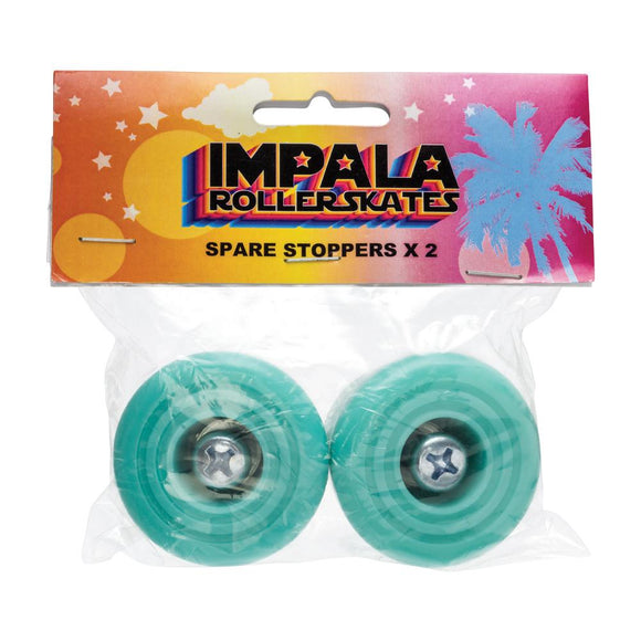 Impala Skate Spare Stoppers 2 Units Aqua