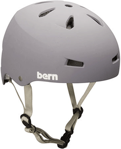 Bern Macon Matte Grey Medium Skateboard Helmet