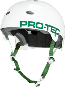 Protec (B2) Ueda Helmet Small Gloss White Skateboard Helmet| Universo Extremo Boards