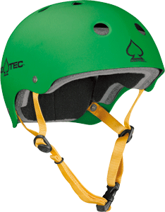Protec Helmet Rasta Green Medium Skateboard Helmet| Universo Extremo Boards
