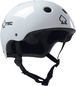 Protec Helmet White Small Skateboard Helmet| Universo Extremo Boards
