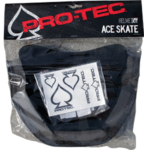 Protec (Ace) Helmet Liner Medium Black Skateboard Helmet| Universo Extremo Boards