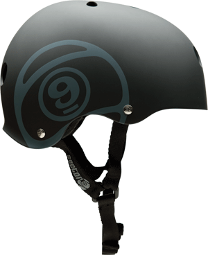 Sector 9 Logic Helmet Large Black Skateboard Helmet| Universo Extremo Boards
