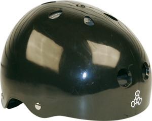 Triple 8 Brainsaver Black Small Skateboard Helmet| Universo Extremo Boards