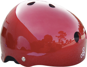 Triple 8 Brainsaver Metallic Red Small Skateboard Helmet| Universo Extremo Boards