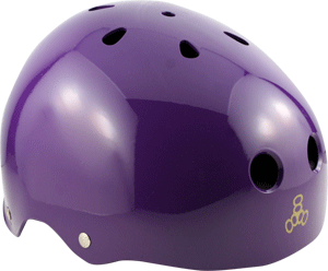 Triple 8 Brainsaver Purple Medium Skateboard Helmet| Universo Extremo Boards