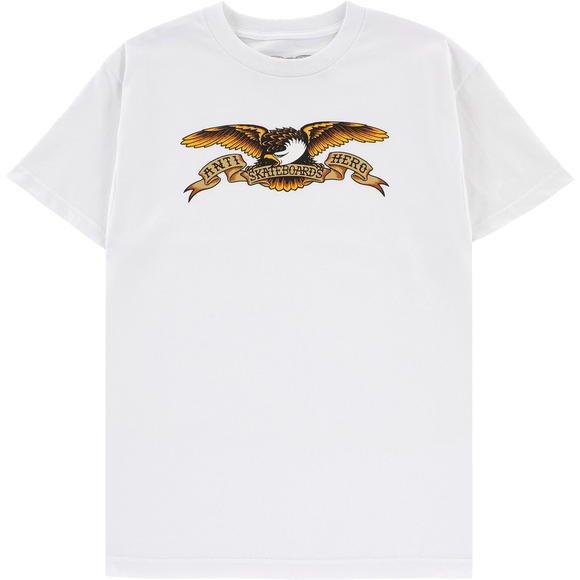 Antihero Eagle T-Shirt - Size: MEDIUM White/Blue Multi