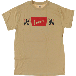Lowcard Cheers T-Shirt - Size: SMALL Old Gold