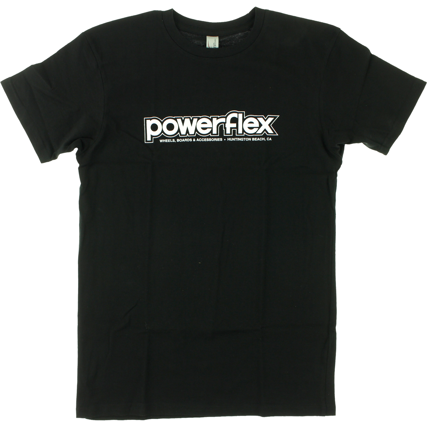 Powerflex Logo T-Shirt - Size: MEDIUM Black/White