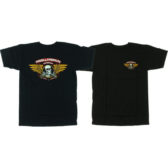 Powell Peralta Winged Ripper T-Shirt - Size: SMALL Black