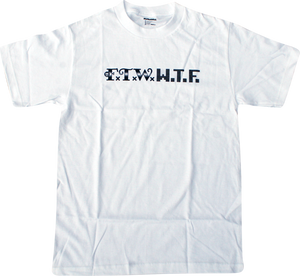 Skate Mental Ftw Wtf T-Shirt - Size: SMALL White