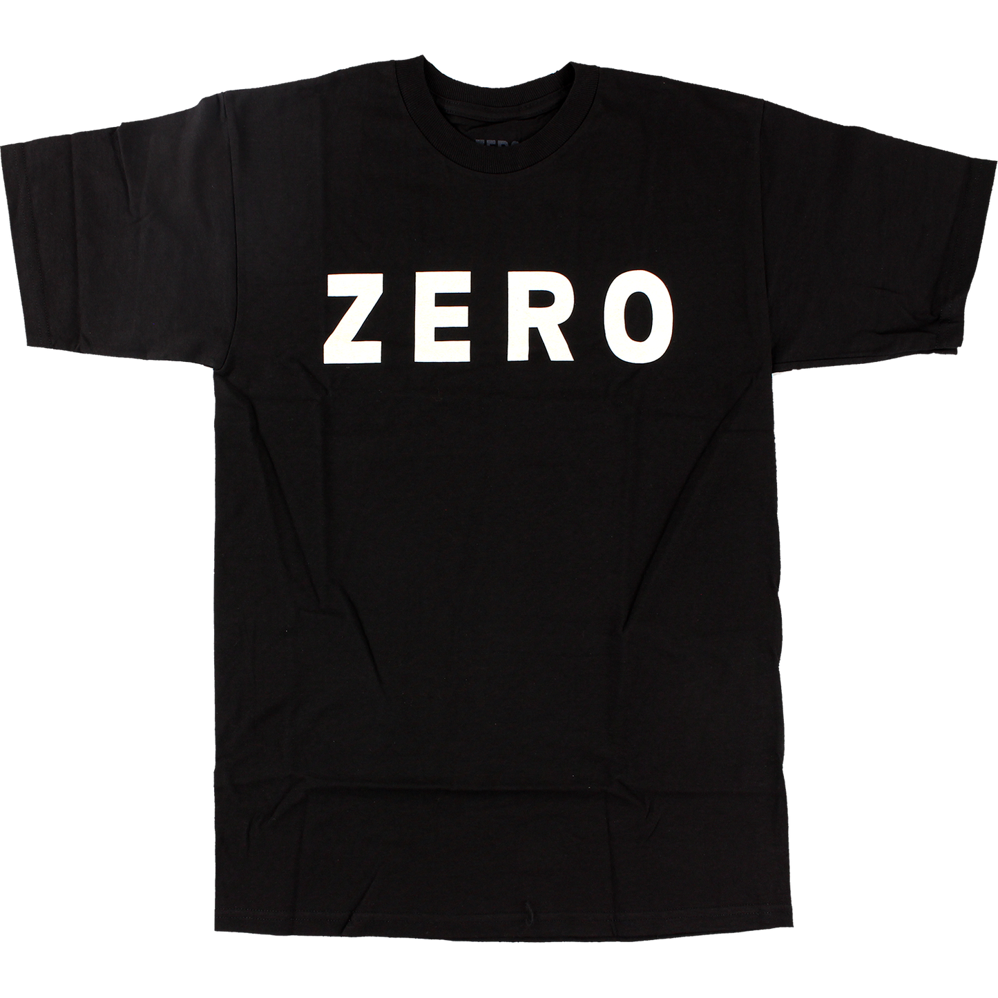 Zero Army Logo T-Shirt - Size: SMALL Black/White