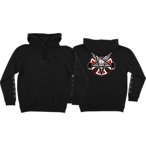 Independent Thrasher Pentagram Cross Hooded Sweatshirt - SMALL Black
