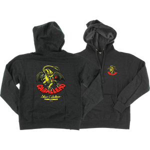 Powell Peralta Cab Dragon Hooded Sweatshirt - SMALL Charcoal | Universo Extremo Boards Skate & Surf