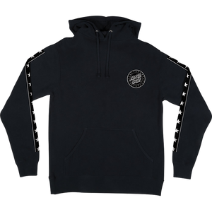 Santa Cruz Spangle Hooded Sweatshirt - SMALL Black