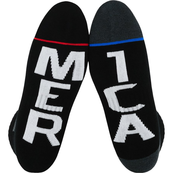 Fuel Standard Low Socks Merica/Mer Ica Black - Single Pair