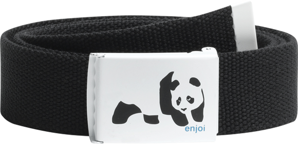 Enjoi Panda Web Belt Black | Universo Extremo Boards Skate & Surf