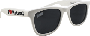 DGK Haters Shades White