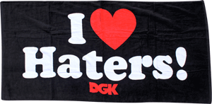 DGK Haters Beach Towel Black
