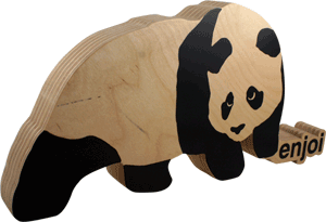 Enjoi Wooden Panda Cut Out